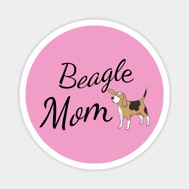 Beagle Mom Magnet by tribbledesign